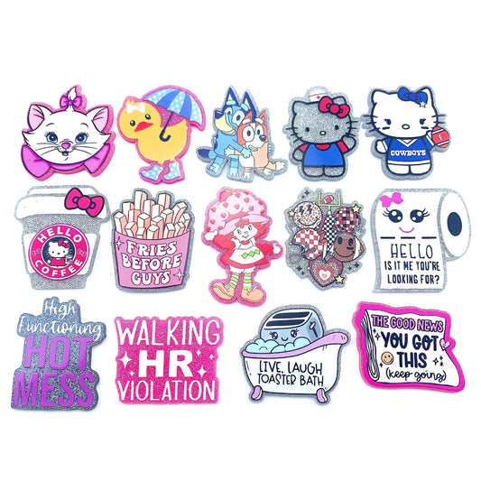 【A001】❤‍🔥❤‍🔥 SALE!! Acrylics with lots of designs, $0.6/pcs, $40-66pcs for free shiping! Order first and then Add WA +86 18890301301 to claim you like