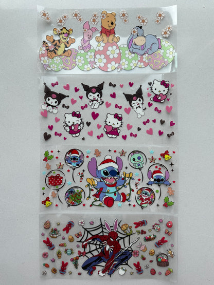 【A002】 ❤‍🔥❤‍🔥❤‍🔥 豊富なデザインのカップラップ、0.9ドル/個、5〜6ドル、40〜45ドル