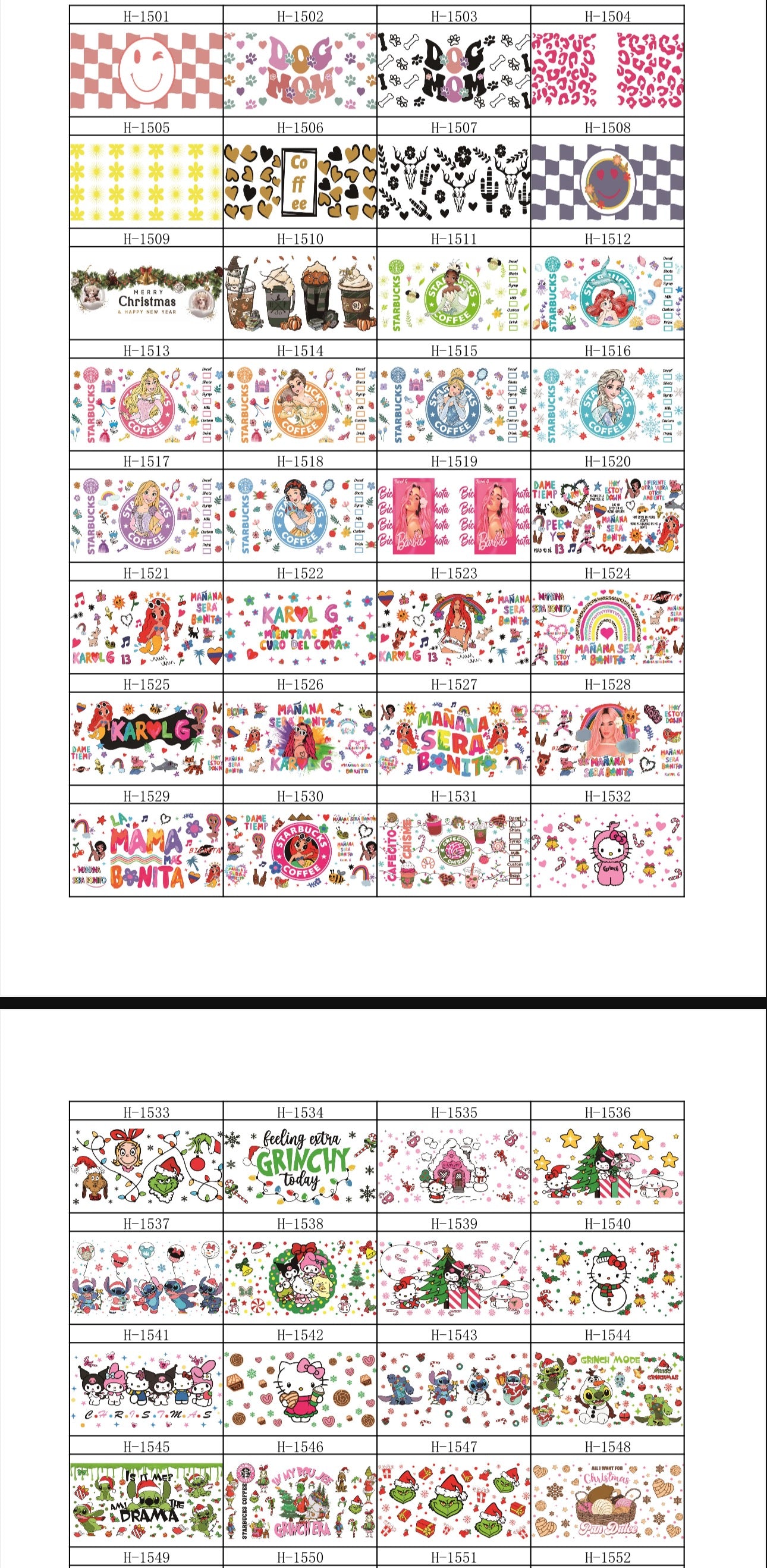 【A002】 ❤‍🔥❤‍🔥❤‍🔥 豊富なデザインのカップラップ、0.9ドル/個、5〜6ドル、40〜45ドル