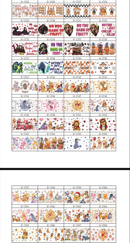 【A002】 ❤‍🔥❤‍🔥❤‍🔥 豊富なデザインのカップラップ、0.9ドル/個、5〜6ドル、40〜45ドル