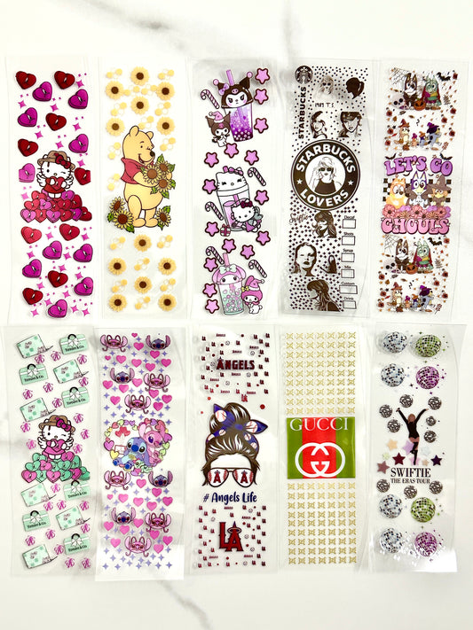 【A004】 ❤‍🔥❤‍🔥❤‍🔥 Pen wraps with lots of designs, $0.3/pcs, $5-15 pcs, $40-120pcs